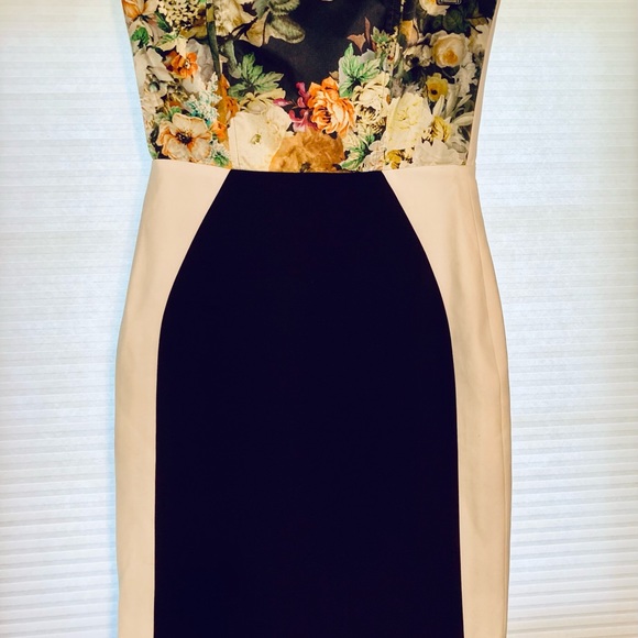 Mason x Barneys Exclusive Strapless Floral Dress, sz 8 - Picture 3 of 5